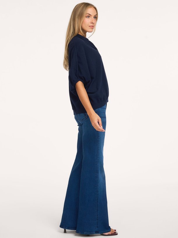 THE HUSTLER ROLLER SNEAK The Hustler Roller Sneak, high waist wide leg jeans