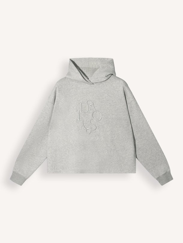 statement hoodie curly 10 Katoenmix hoodie
