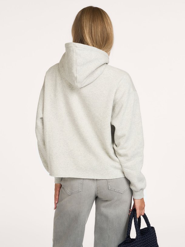 statement hoodie curly 10 Katoenmix hoodie