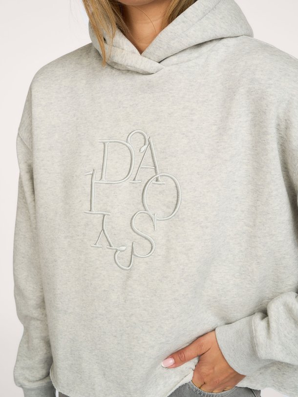 statement hoodie curly 10 Katoenmix hoodie