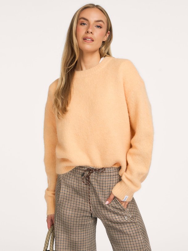hairy knit sweater Alpacamix trui