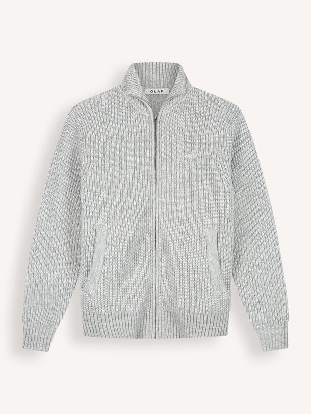 Wolmix gemêleerd vest