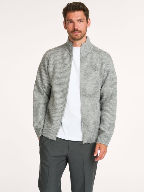 Wolmix gemêleerd vest