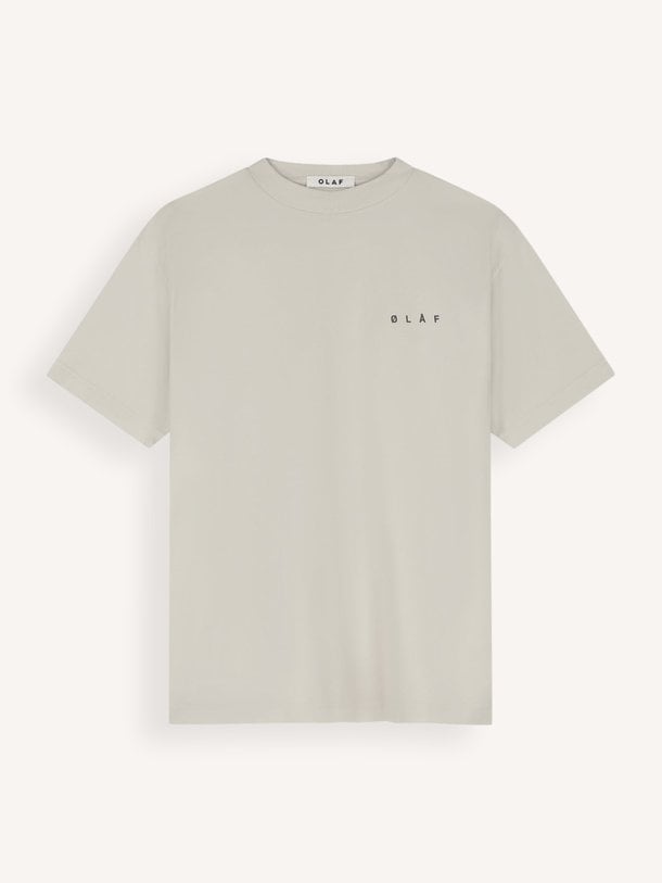 Lasso, organic cotton T-shirt met logo