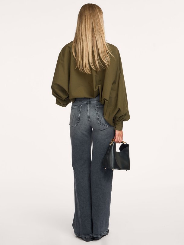 THE HUSTLER ROLLER SNEAK The Hustler Roller Sneak, high waist wide leg jeans
