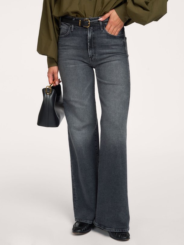 THE HUSTLER ROLLER SNEAK The Hustler Roller Sneak, high waist wide leg jeans