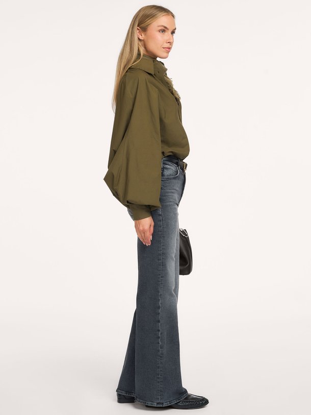 THE HUSTLER ROLLER SNEAK The Hustler Roller Sneak, high waist wide leg jeans