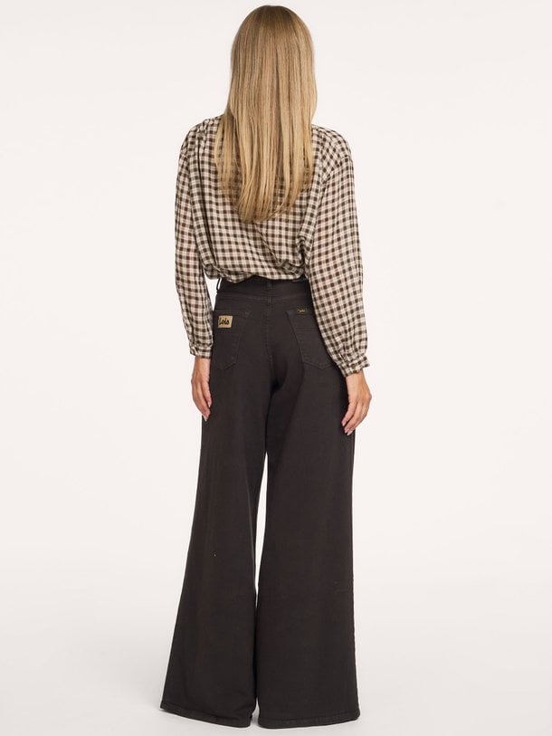 Marlene, high waist wide leg jeans