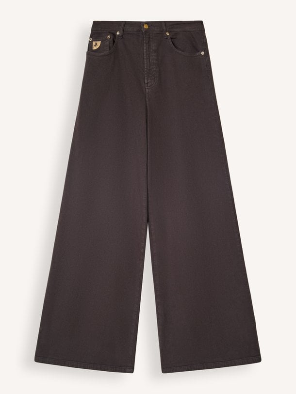 Marlene, high waist wide leg jeans