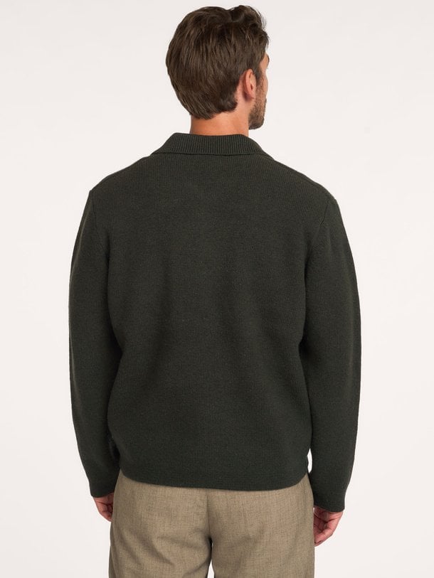 Milano Knit Overshirt Milano, wollen vest
