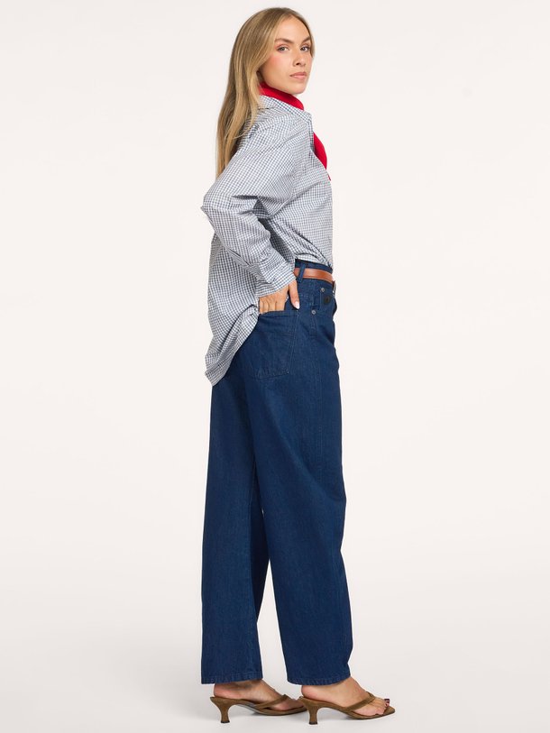 Dali, high waist barrel fit jeans