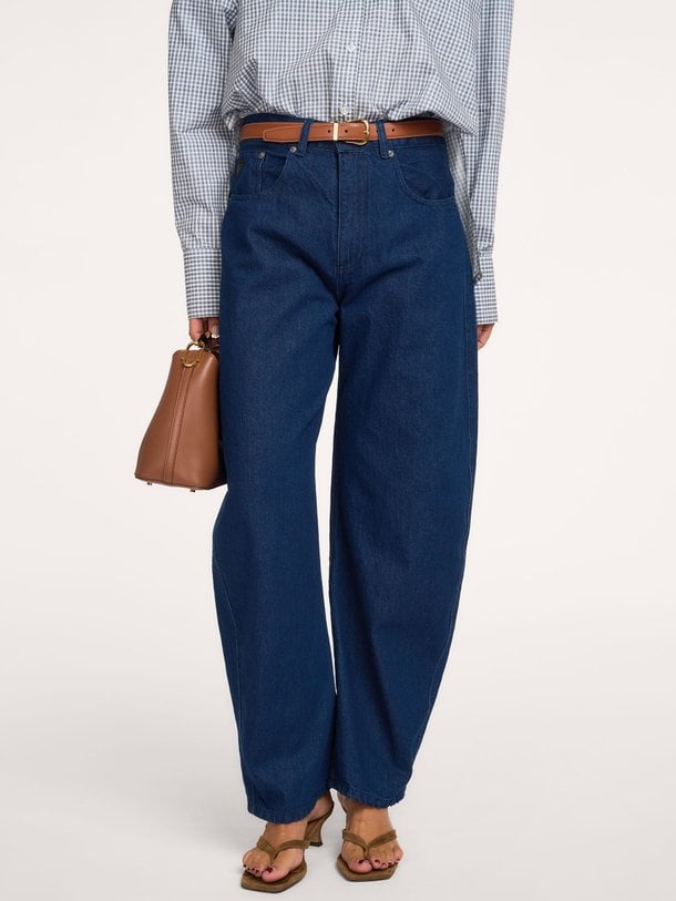 Dali, high waist barrel fit jeans