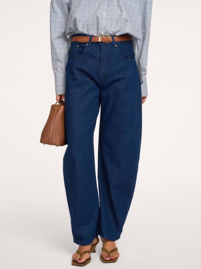 Dali Dali, high waist barrel fit jeans