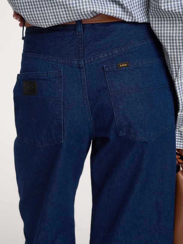 Dali, high waist barrel fit jeans