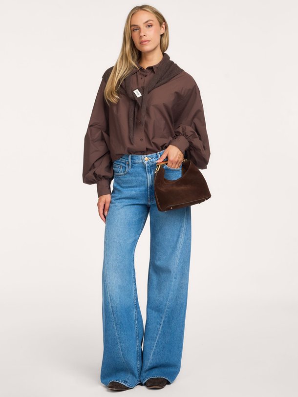 THE LEMON TWIST SNEAK The Lemon Twist Sneak, high waist wide leg jeans