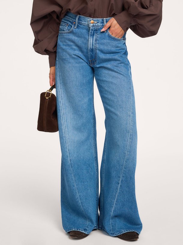 THE LEMON TWIST SNEAK The Lemon Twist Sneak, high waist wide leg jeans