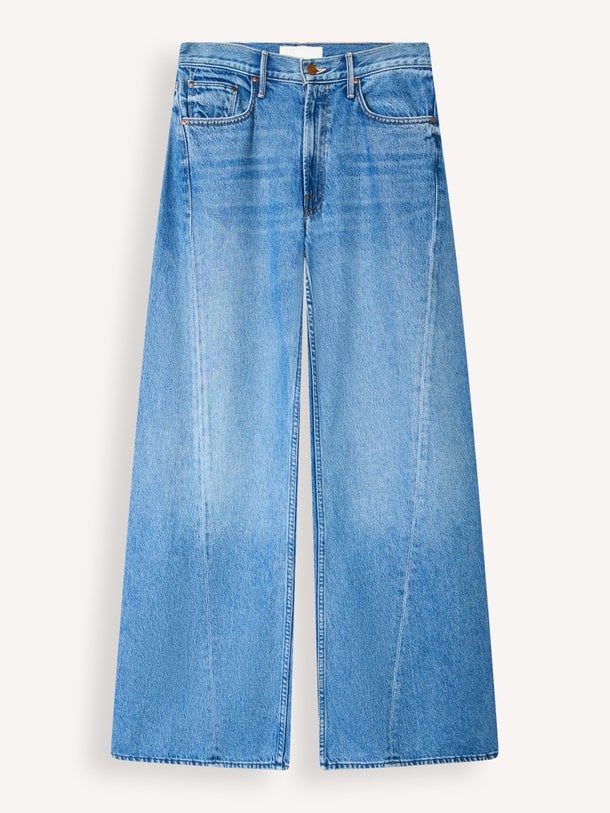 The Lemon Twist Sneak, high waist wide leg jeans