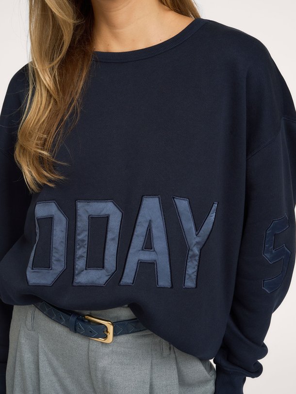 statement sweater Katoenmix oversized sweater