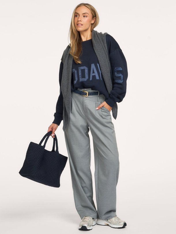 statement sweater Katoenmix oversized sweater
