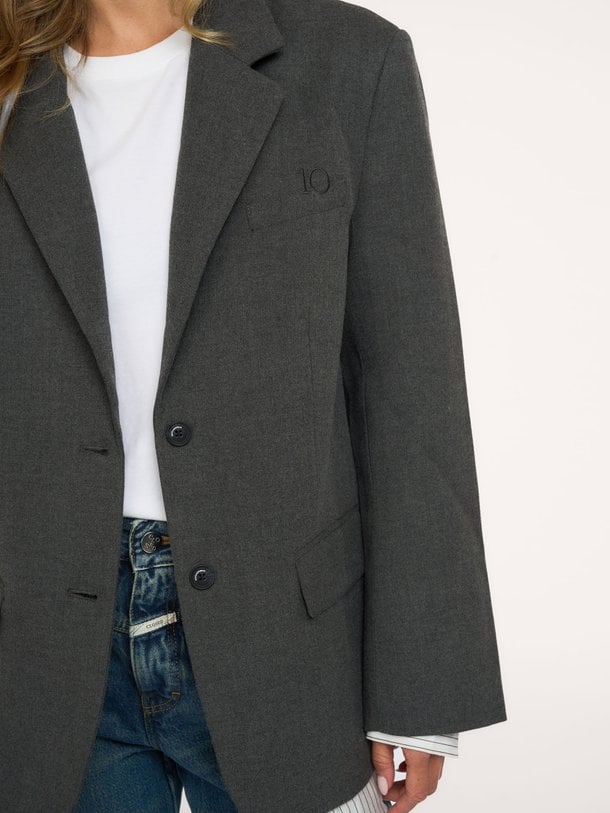 statement blazer stripes Viscosemix blazer