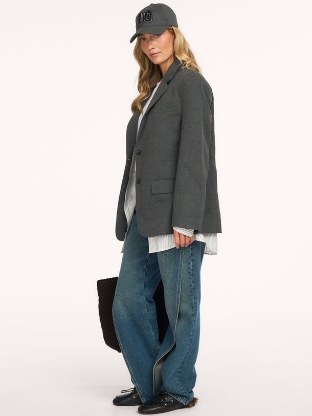 statement blazer stripes Viscosemix blazer