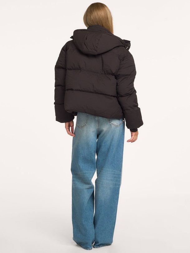 GZroa short puffer Roa, geweven gewatteerde jas