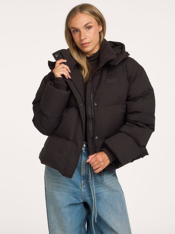 GZroa short puffer Roa, geweven gewatteerde jas