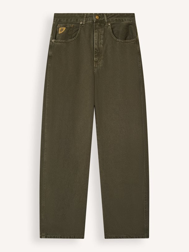 Dali, mid waist barrel fit jeans