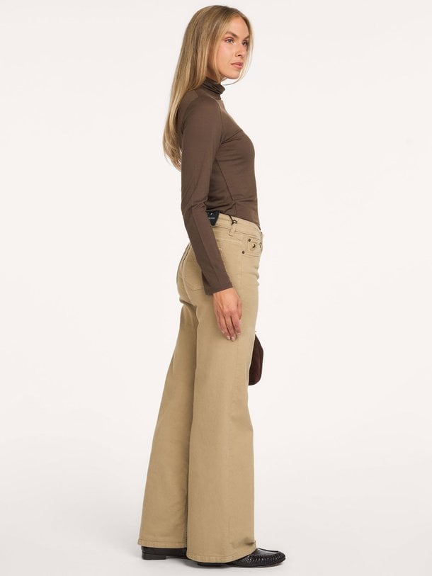 Palazzo, high waist wide leg jeans