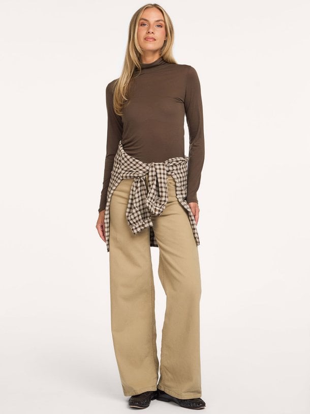 Palazzo, high waist wide leg jeans