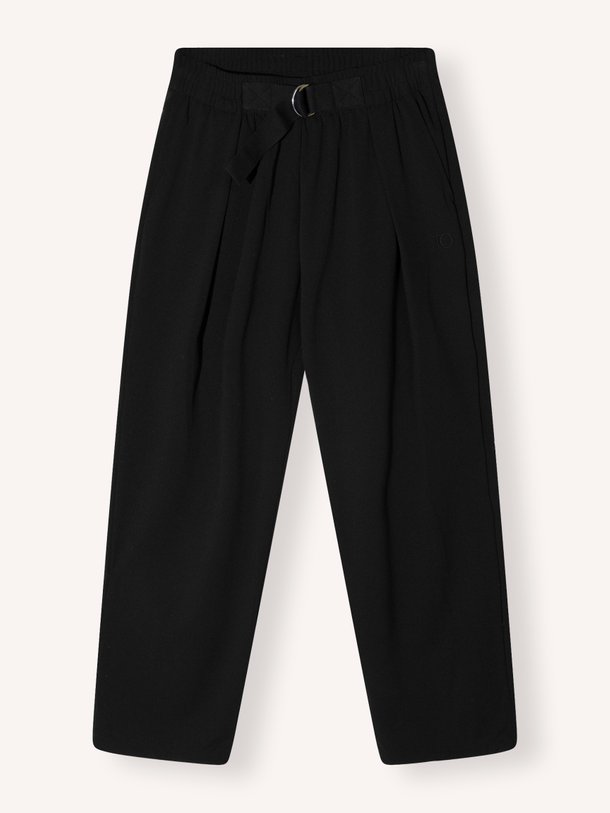 belted pants crepe Geweven broek