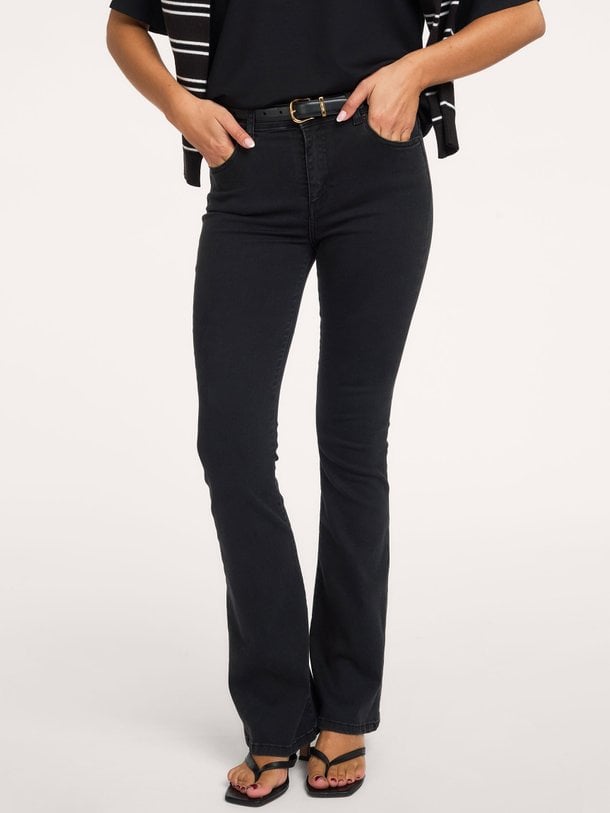 Raval 16, high waist flared fit jeans
