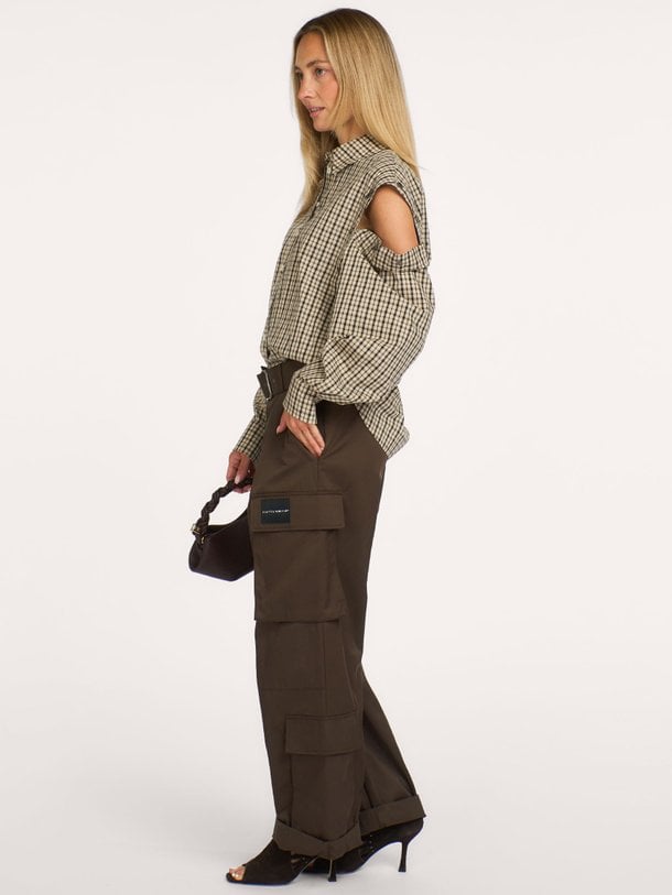 Rabi Cargo Pocket Tall Pant Rabi, katoenmix cargo broek