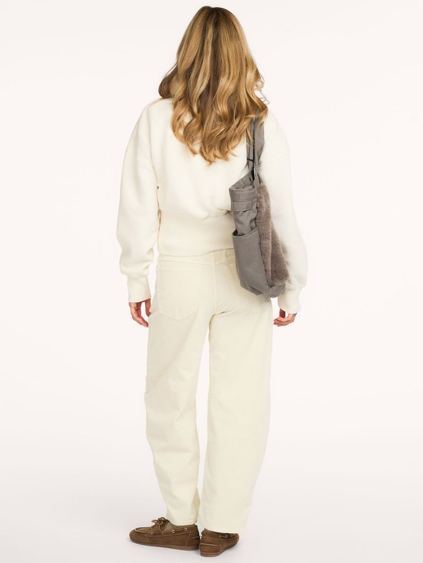 zip sweater Katoenmix sweater
