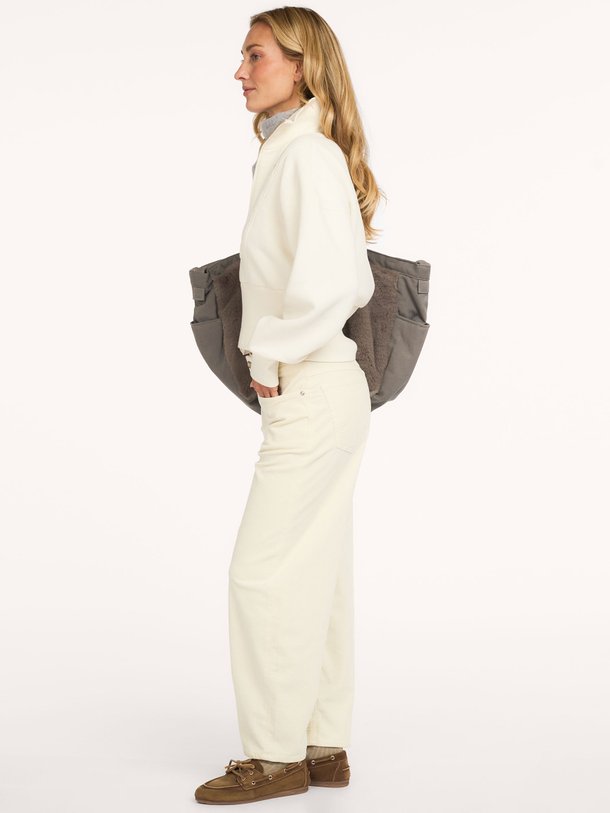 zip sweater Katoenmix sweater