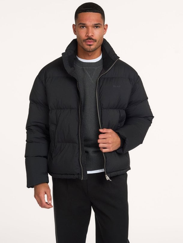 PUFFER JACKET Geweven gewatteerde puffer