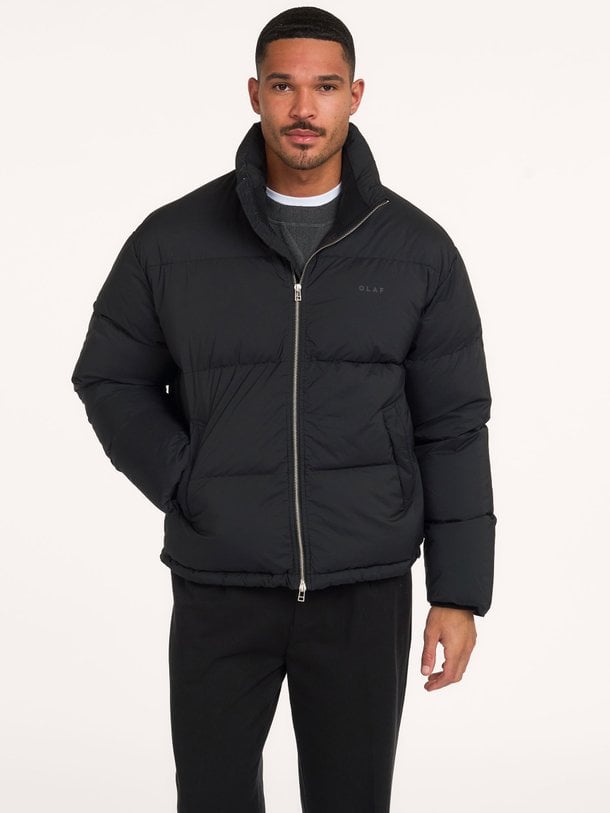 PUFFER JACKET Geweven gewatteerde puffer