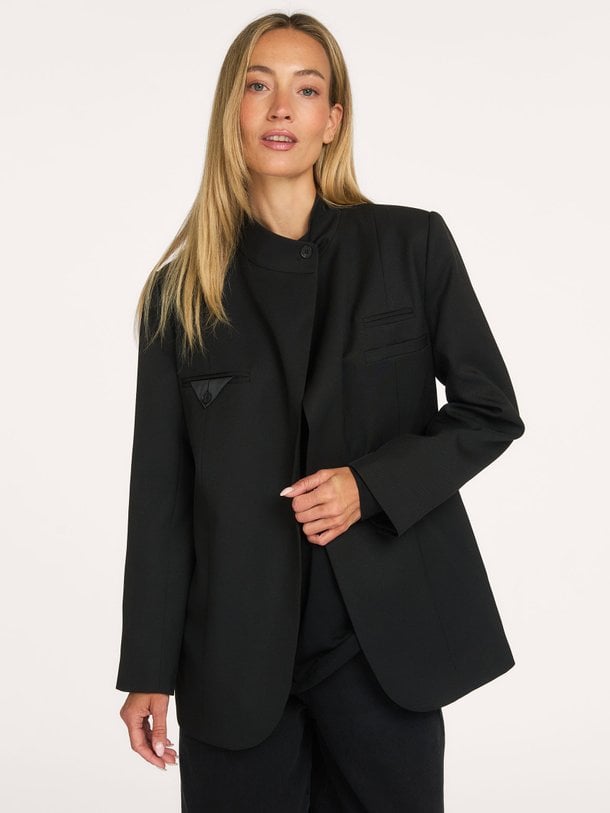 Geweven blazer