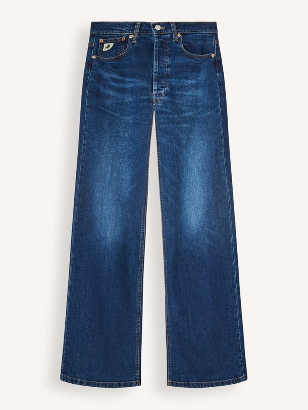 Lindsay, high waist wide leg jeans
