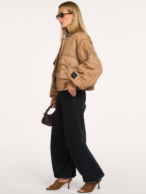 Bailey Zipper Bomber Bailey, geweven bomber jack