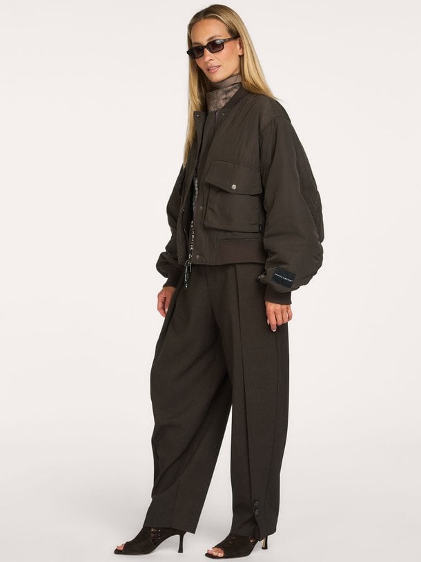 Bailey Zipper Bomber Bailey, geweven bomber jack