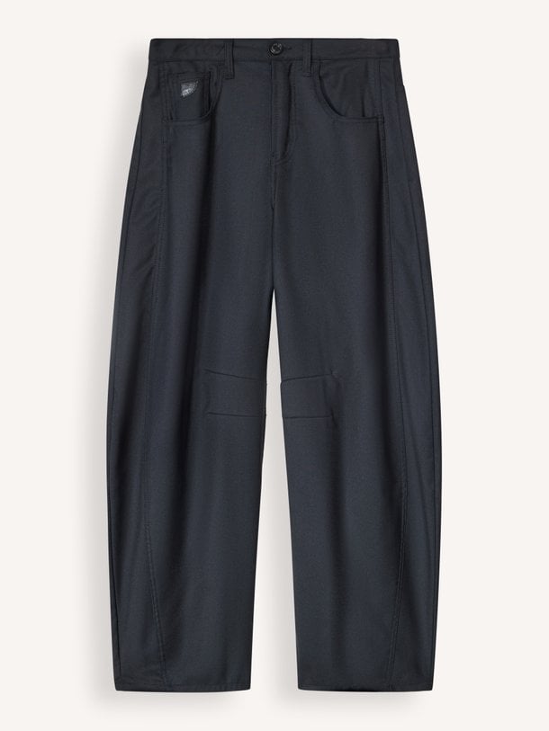 Aliana, mid waist barrel fit broek