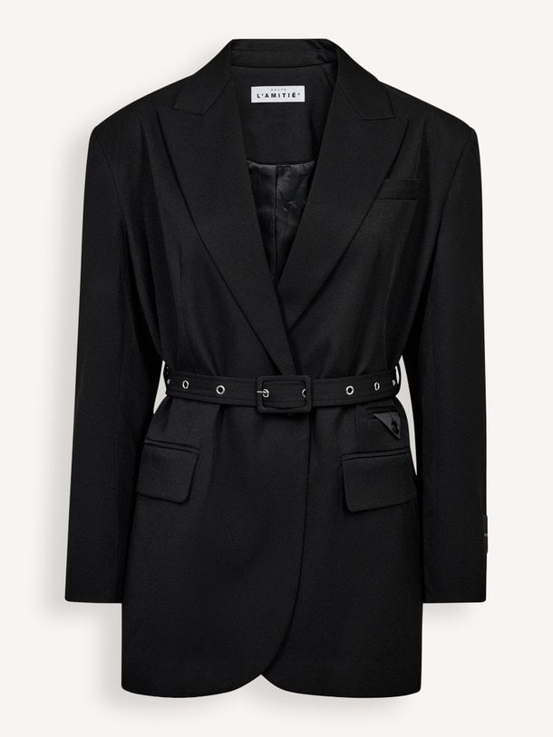 Geweven oversized blazer