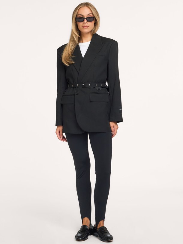 Geweven oversized blazer