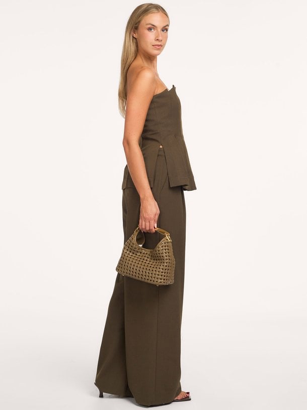 GZstacy pleat corsage Stacy, viscosemix top