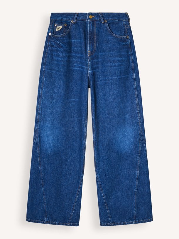 Skater Flare Skater, high waist loose fit non-stretch jeans