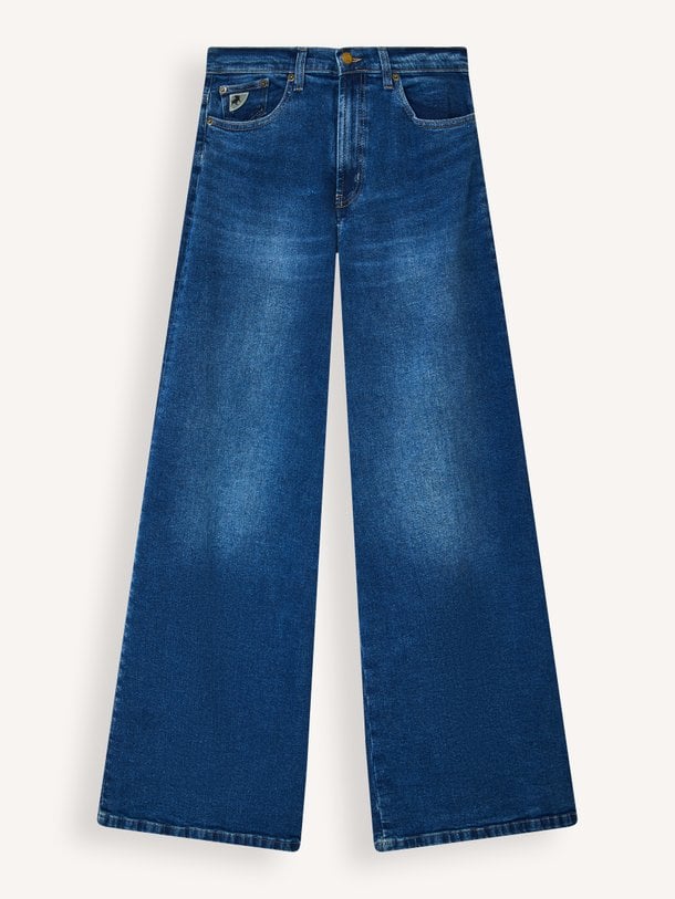 Marlene, high waist wide leg jeans