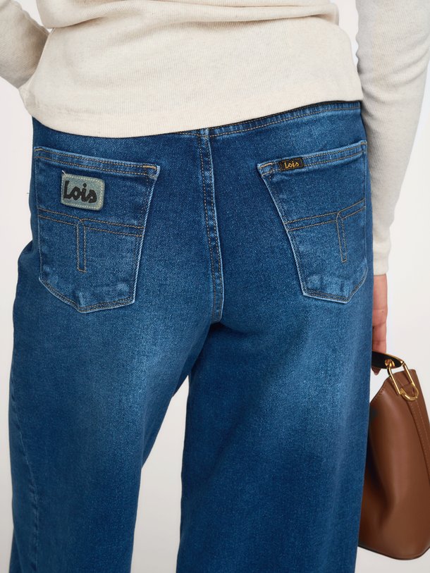 Marlene, high waist wide leg jeans