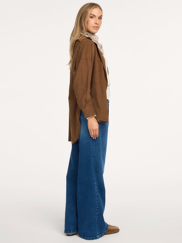 Marlene, high waist wide leg jeans