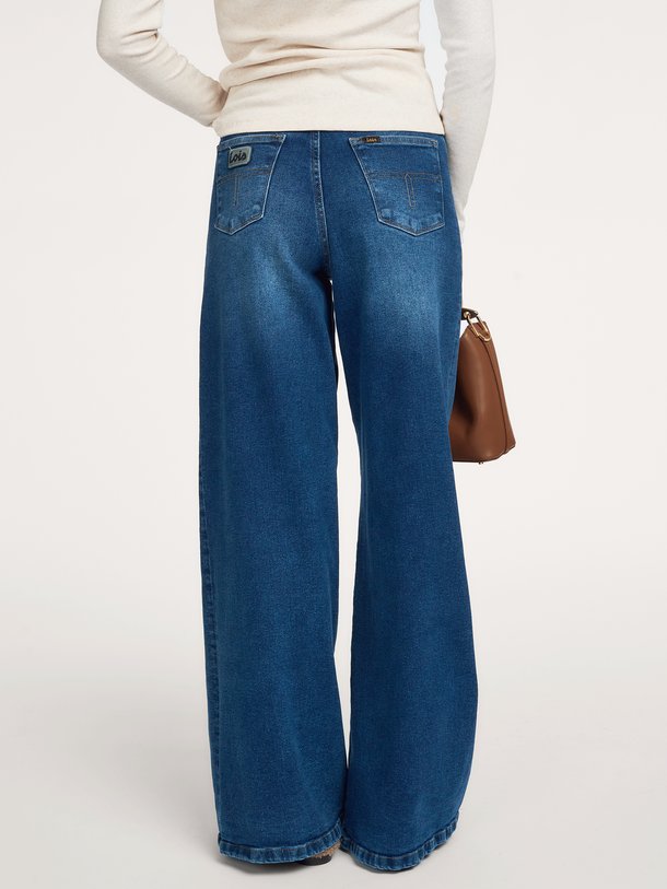 Marlene, high waist wide leg jeans